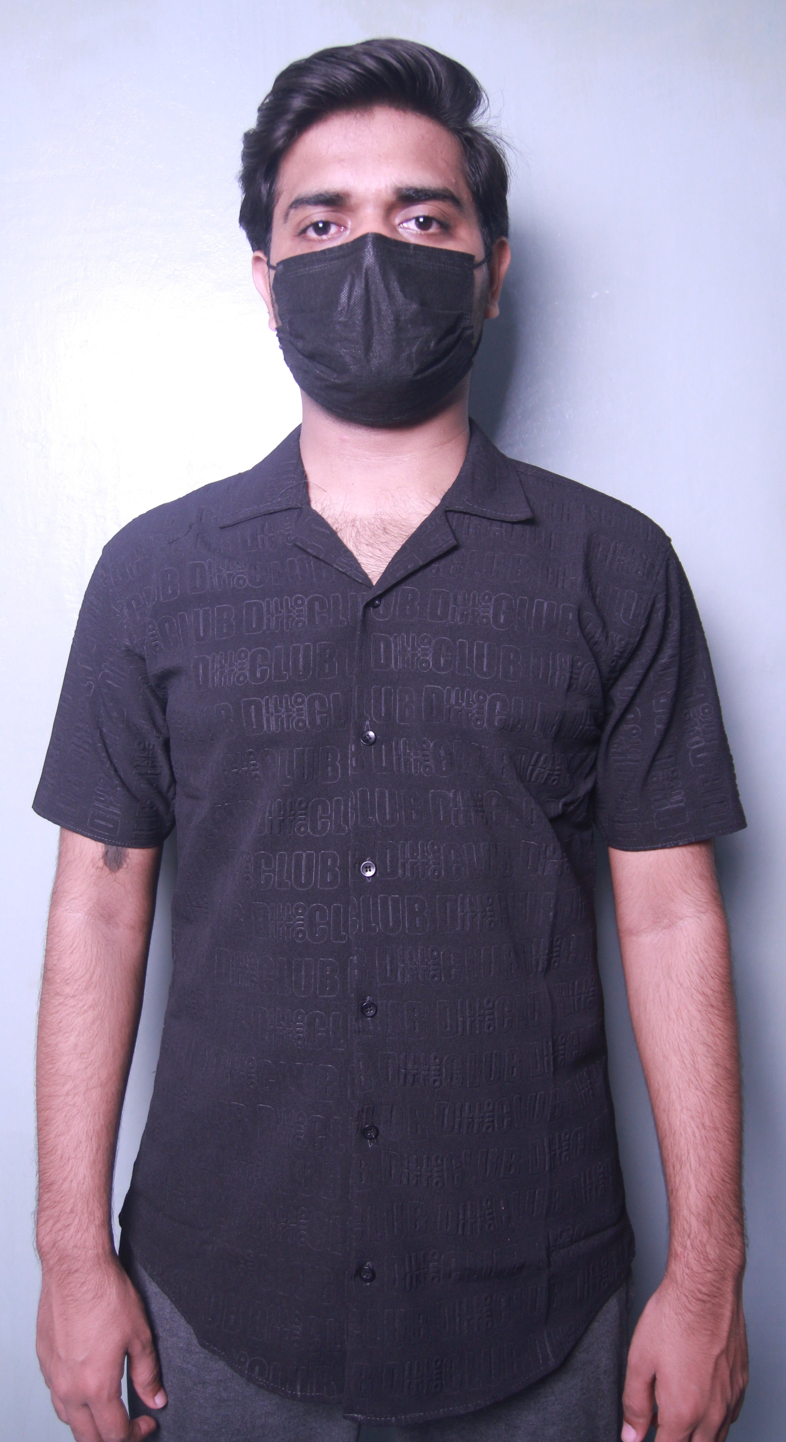Textured Half Sleeve Shirt