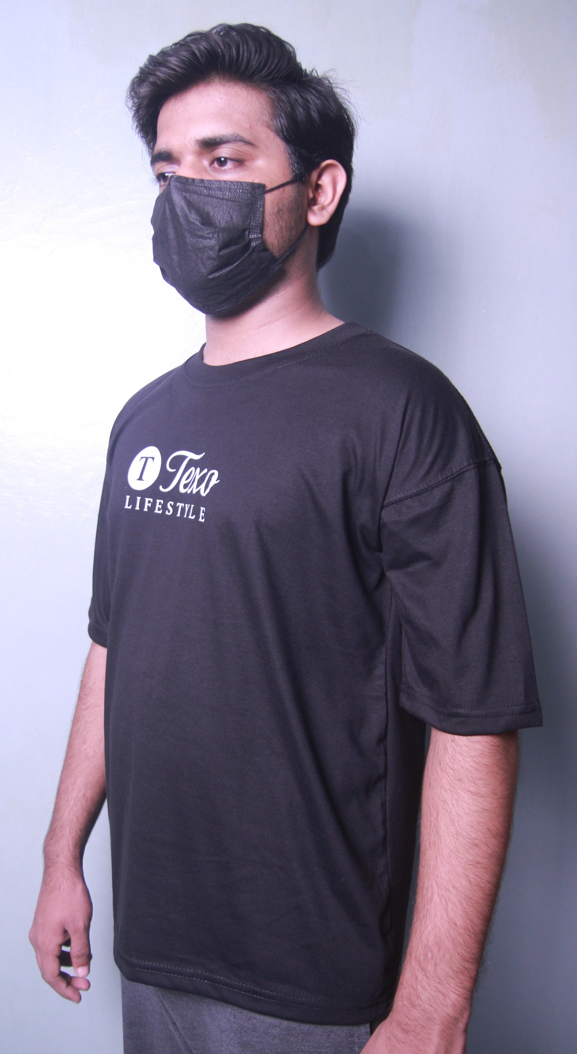 Down Shoulder T-Shirt - TEXO