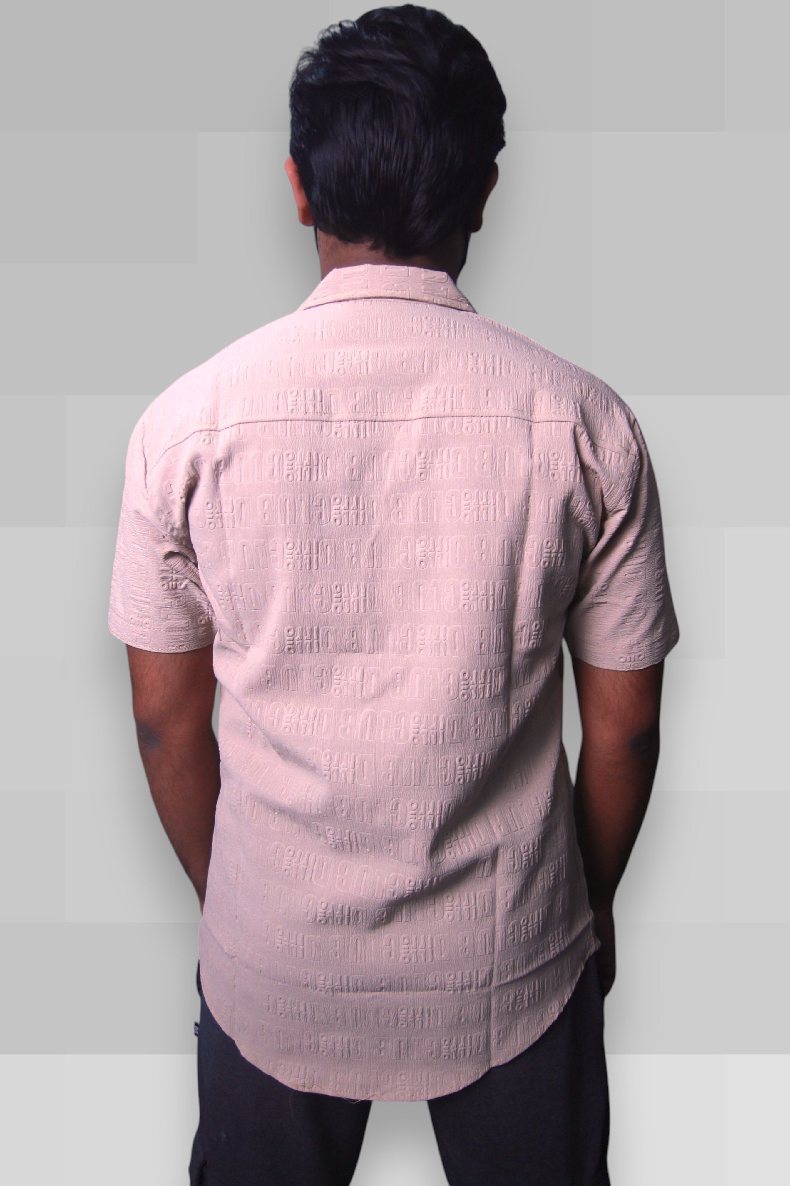 Textured Half Sleeve Shirt