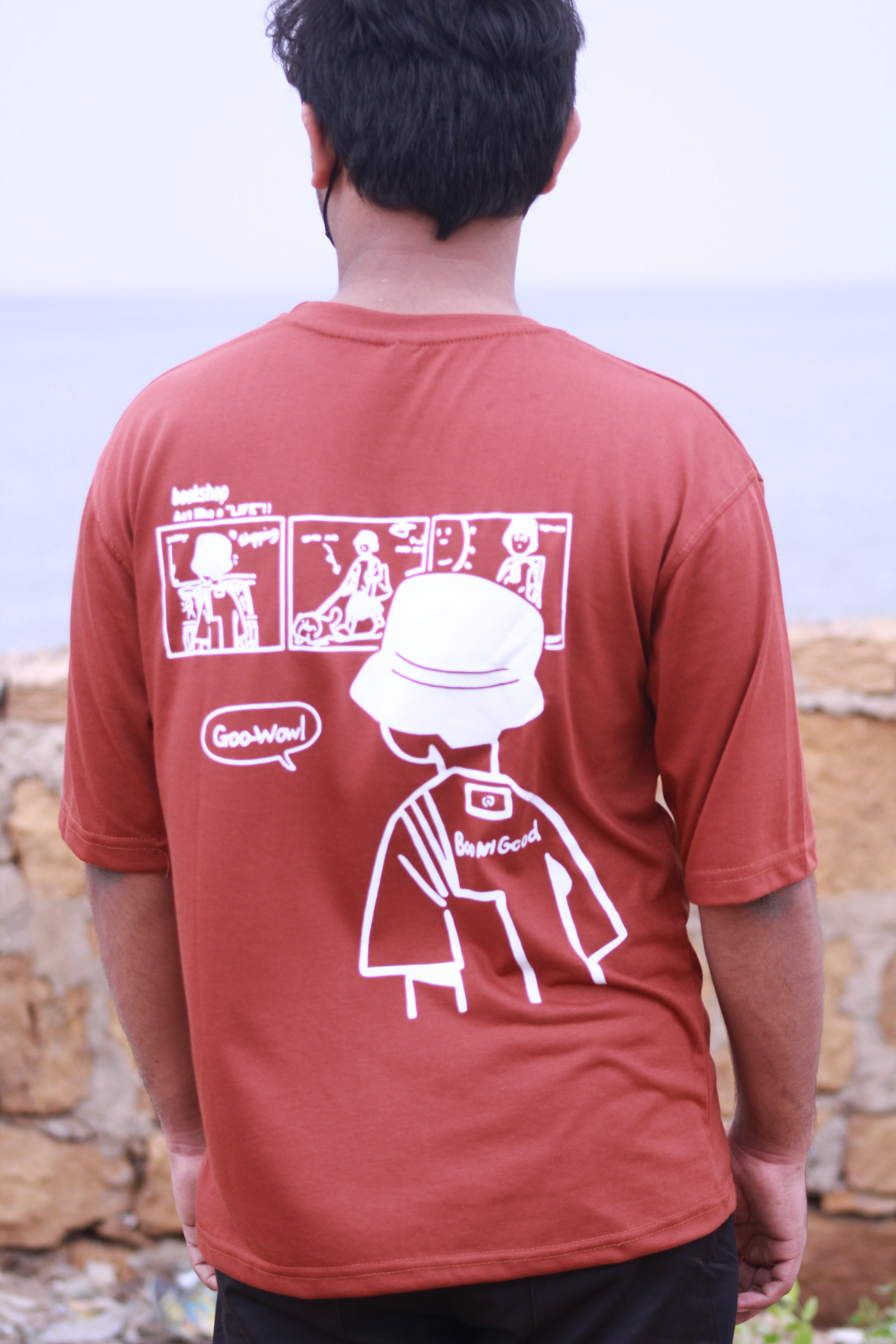 Down Shoulder T-Shirt